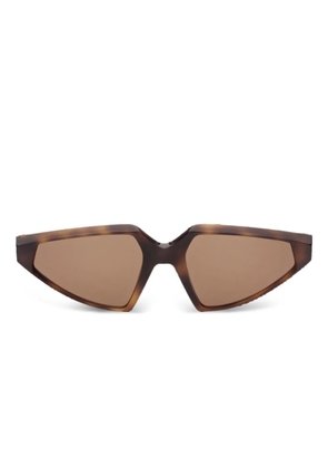 Sportmax geometric-frames sunglasses - Brown