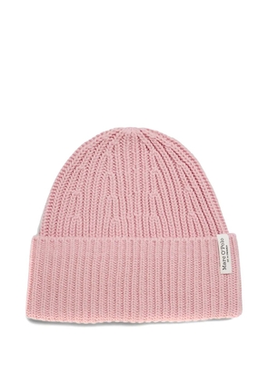 Marc O'Polo ribbed-knit beanie - Pink