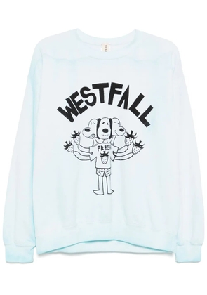 WESTFALL graphic-print sweatshirt - Blue