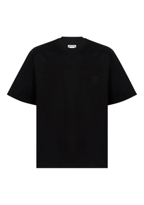 Wooyoungmi abstract-print T-shirt - Black