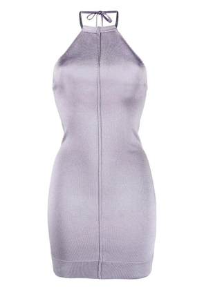 1017 ALYX 9SM knitted halterneck mini dress - Purple