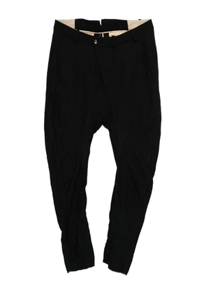 Masnada drop-crotch trousers - Black