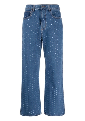 Giuseppe Di Morabito crystal-embellished jeans - Blue