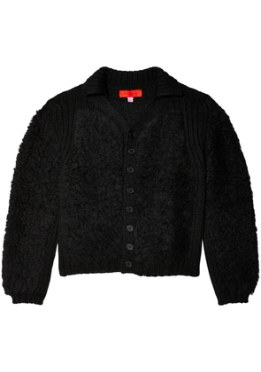 Eckhaus Latta teddy cardigan - Black