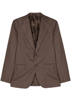 Caruso Americana single-breasted blazer - Brown