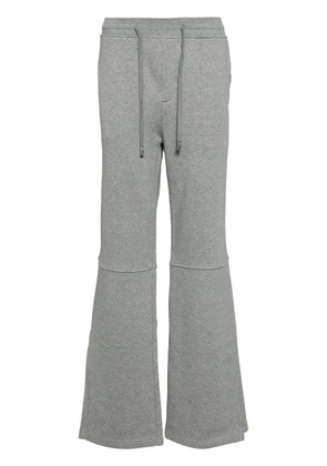 C2h4 panelled-design cotton trousers - Grey