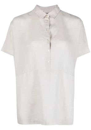 Kristensen Du Nord button-up short-sleeve shirt - Neutrals