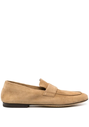Officine Creative almond suede loafers - Neutrals