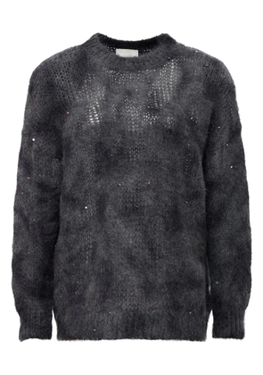 ISABEL MARANT sequin-embellished sweater - Grey