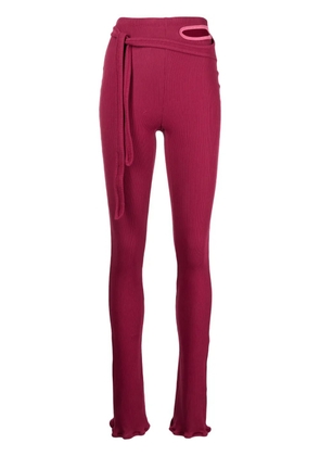 Ottolinger Otto Lounge cut-out trousers - Red