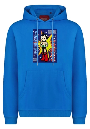 Mostly Heard Rarely Seen 8-Bit Astro Cover hoodie - Blue