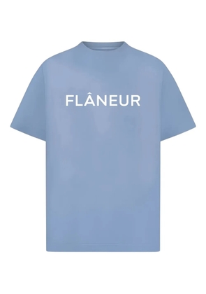 FLÂNEUR logo t-shirt - Blue