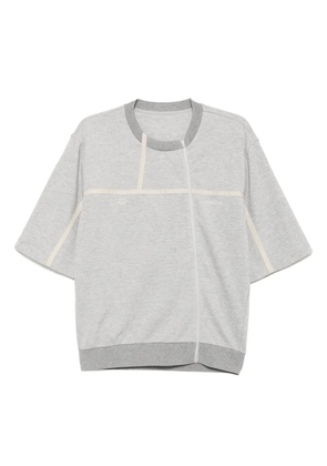 CROQUIS logo-embroidered T-shirt - Grey