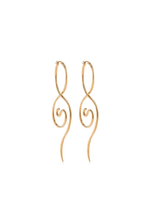 Panconesi spiral drop earrings - Gold