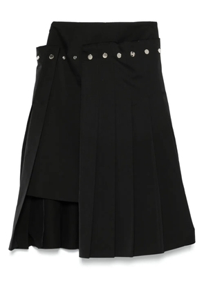Rokh layered pleated skirt - Black
