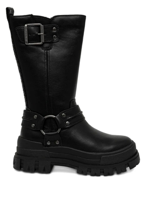 Buffalo Aspha buckle-strap boots - Black