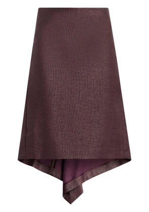 Ferragamo Asymmetric skirt - Red