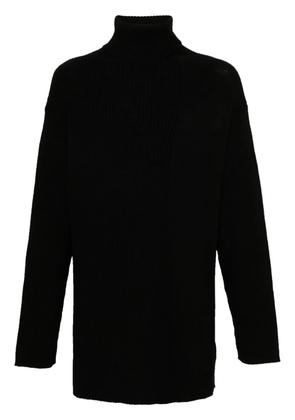 Yohji Yamamoto ribbed-knit sweater - Black