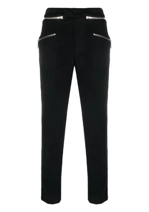 ISABEL MARANT Izis slim-cut cotton trousers - Black