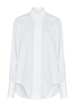 Maison Margiela curved-hem shirt - White