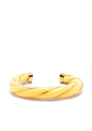 Aurelie Bidermann Diana twisted cuff - Yellow