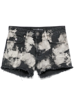 John Richmond frayed denim shorts - Black
