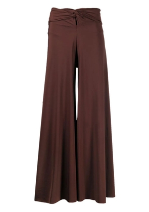 Maygel Coronel Vongola wide-leg trousers - Brown