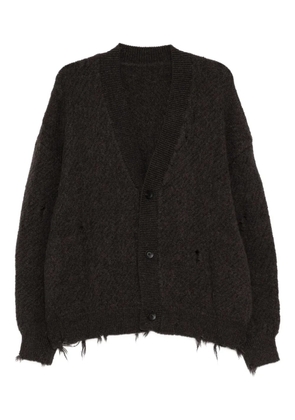 CROQUIS distressed cardigan - Grey