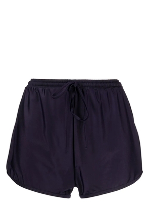 Duskii elasticated-drawstring swim shorts - Purple