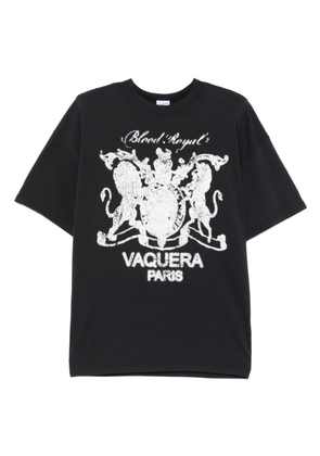 Vaquera graphic-print cotton T-shirt - Black