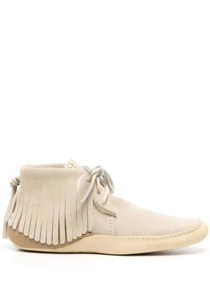 visvim Kuiva Shaman-Folk lace-up desert boots - Brown