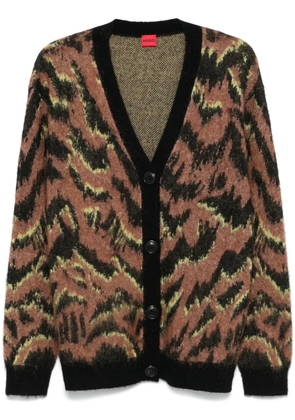 HUGO Semeedina cardigan - Brown