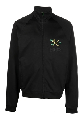 Kenzo logo zipped jacket - Black