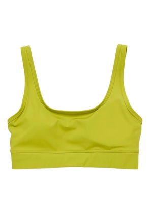 UNNA logo-print bra - Green