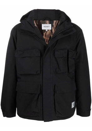 Carhartt WIP multi-pocket hooded jacket - Black