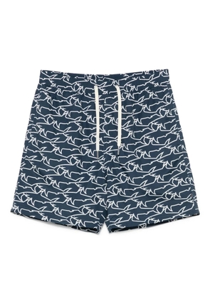 Paul & Shark printed swim shorts - Blue