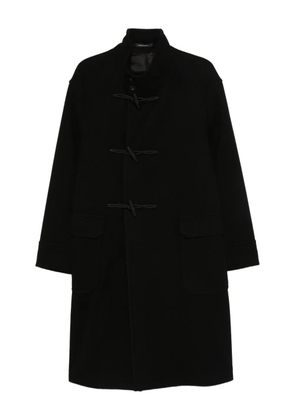Tagliatore toggle-front wool coat - Black