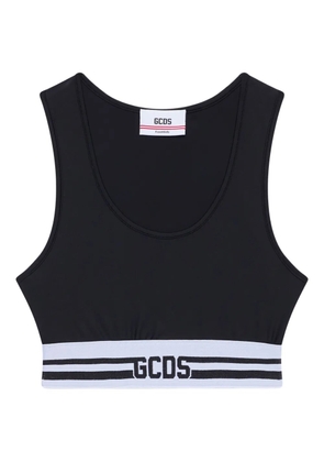 GCDS logo-embellishment tank top - Black