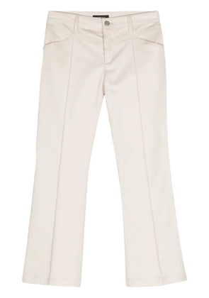 Barbara Bui cropped flared trousers - Neutrals