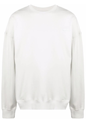 A-COLD-WALL* embroidered-logo oversize jumper - Neutrals