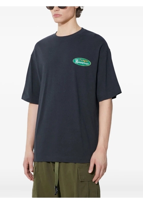 MANASTASH mountain-logo T-shirt - Black