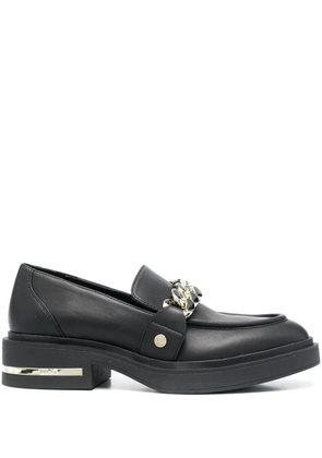 LIU JO Gabrielle chain-link loafers - Black