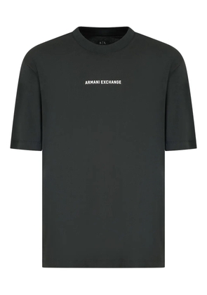 Armani Exchange logo-print T-shirt - Black