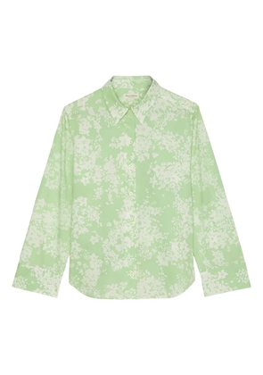Marc O'Polo floral-print button-up shirt - Green