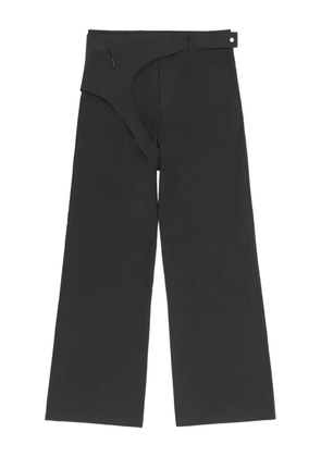HELIOT EMIL Astron cut-out trousers - Black