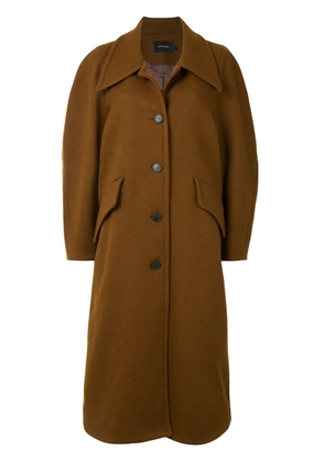Low Classic oversize wool coat - Brown