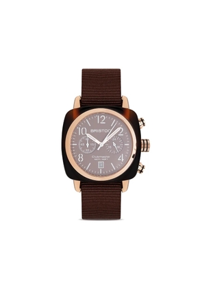 Briston Clubmaster Classic Chrono 40mm - Brown