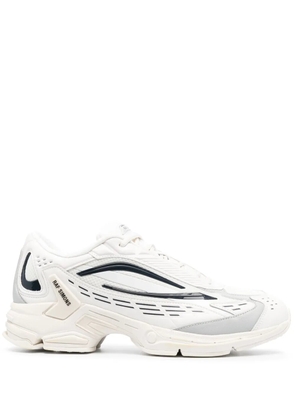 Raf Simons multi-panel lace-up sneakers - White