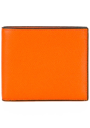 Valextra grained detail wallet - Yellow