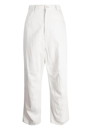 Forme D'expression high-waisted wide-leg trousers - White
